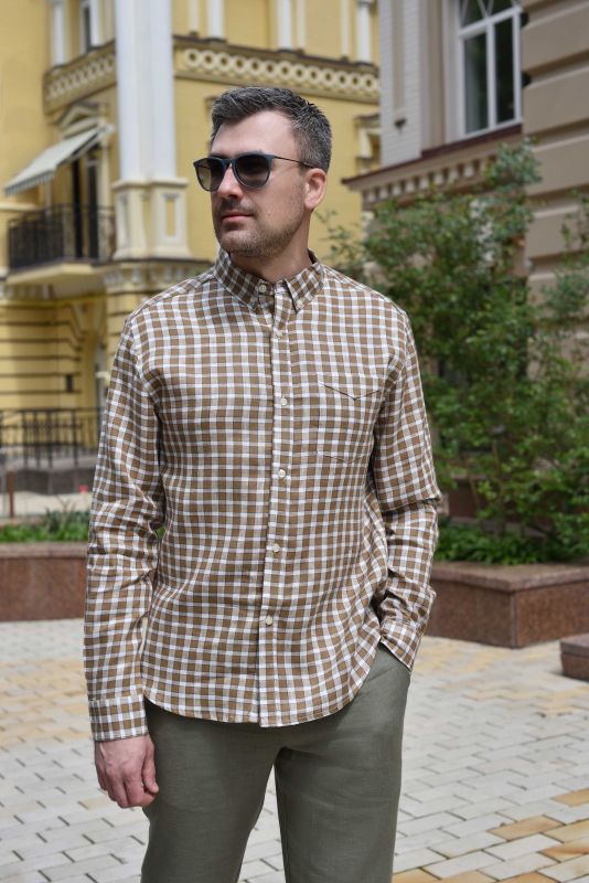 Сорочка лляна класична