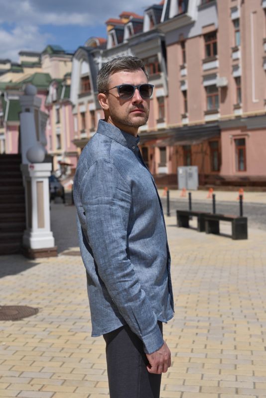 Сорочка лляна класична