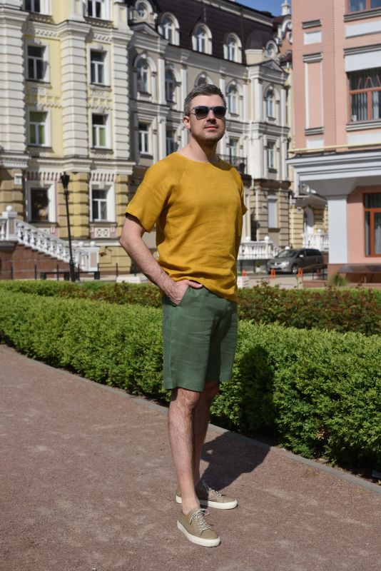 Лляні шорти