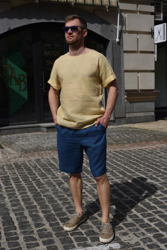 Лляні шорти