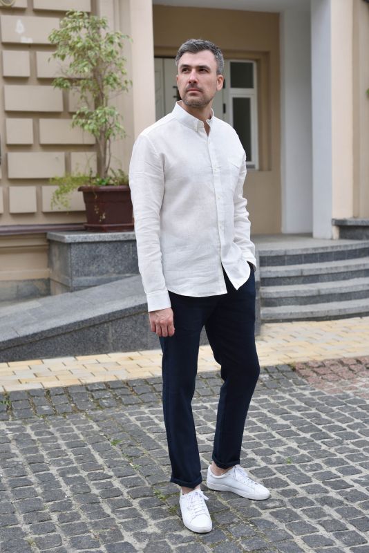 Штани лляні