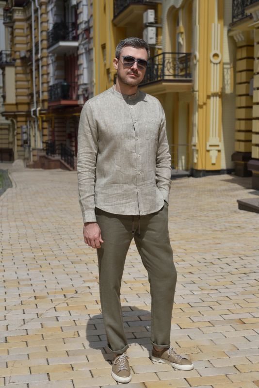 Штани лляні