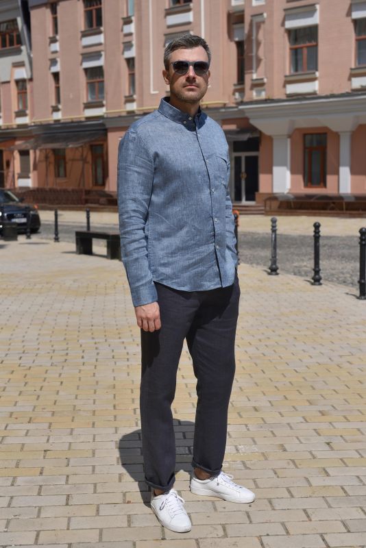 Штани лляні