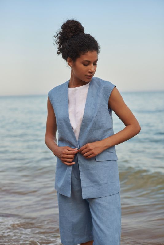 Жилет лляний